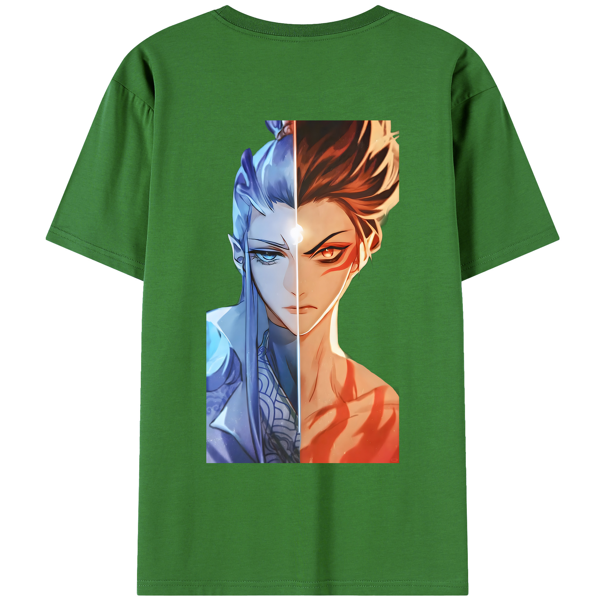 （画像用） Ne Zha 2 ナタ 魔童の大暴れ レディース半袖Tシャツ(バックプリント)